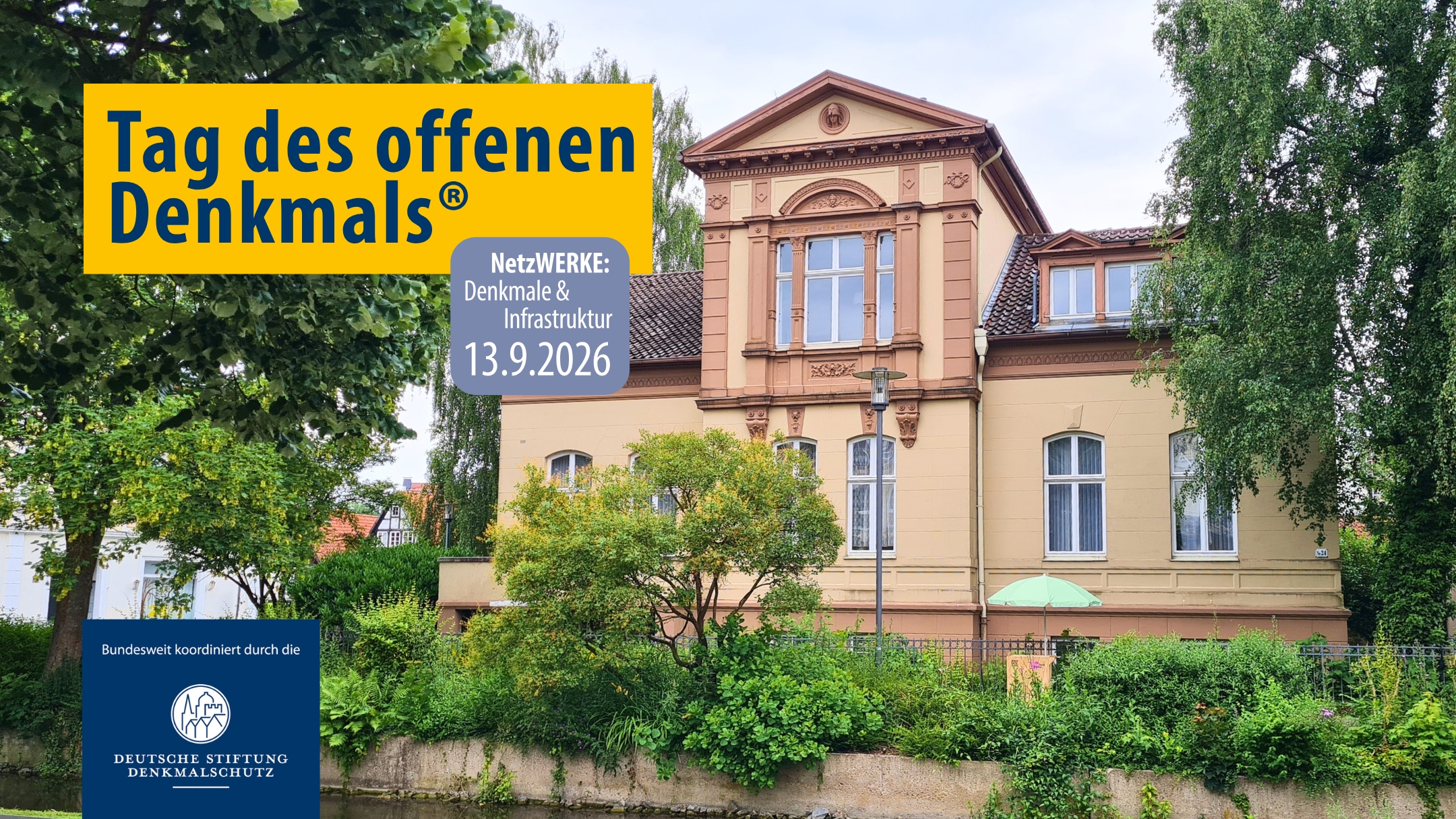 Tag des offenen Denkmals® 2026:
Wir laden Sie herzlich ein!